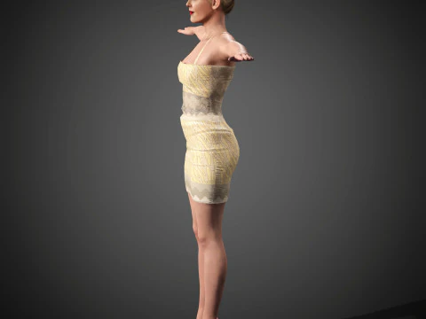 Rachael Taylor Character 3D Model