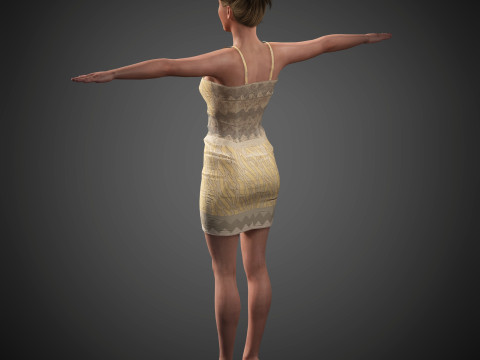 Rachael Taylor Character Modèle 3D