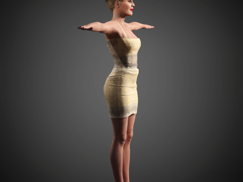 Rachael Taylor Character Modèle 3D