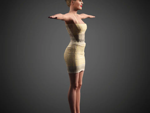 Rachael Taylor Character 3D Model