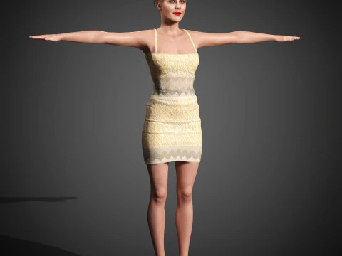 Rachael Taylor Character 3D Model