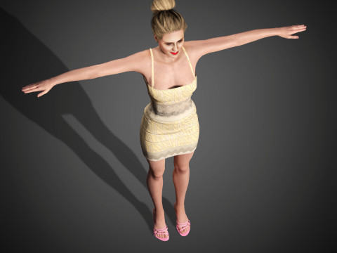 Rachael Taylor Character Modèle 3D