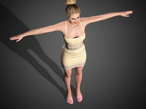 Rachael Taylor Character 3D Model