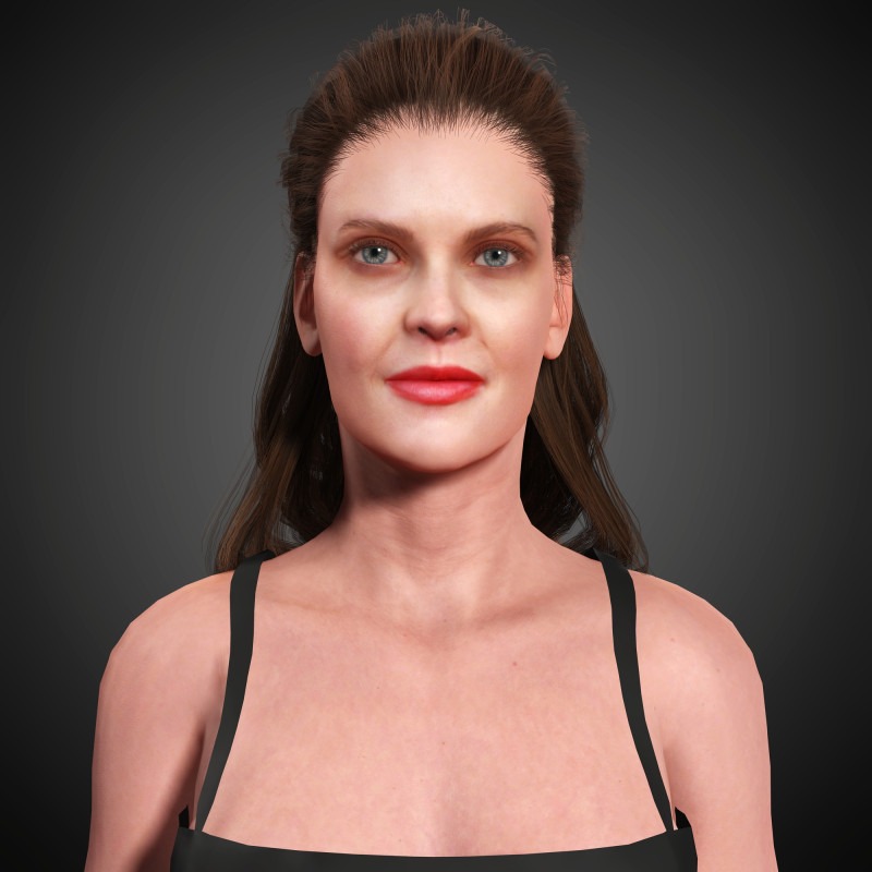 Meghann Fahy Character Model 3D .c4d .max .obj .3ds .fbx .stl .blend 