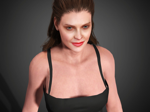 Meghann Fahy Character Model 3D