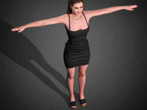 Meghann Fahy Character Model 3D