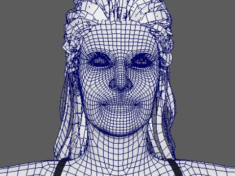 Meghann Fahy Character Model 3D