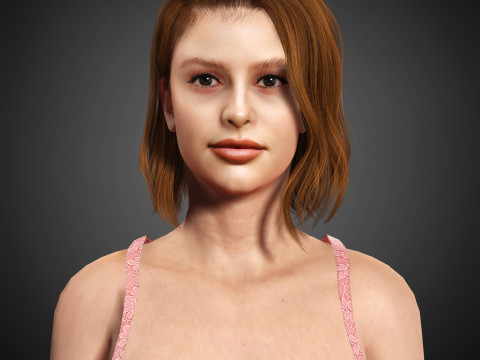 Madelaine Petsch Character 3D मॉडल