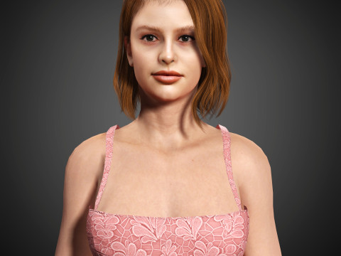Madelaine Petsch Character Model 3D