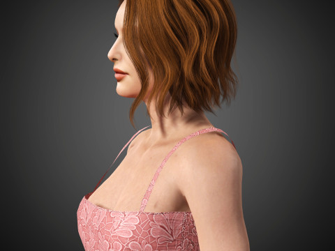 Madelaine Petsch Character Model 3D