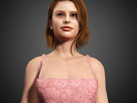 Madelaine Petsch Character Model 3D