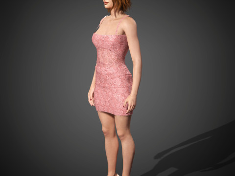 Madelaine Petsch Character Model 3D