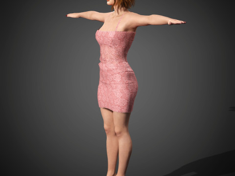 Madelaine Petsch Character Model 3D