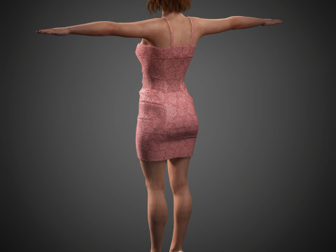 Madelaine Petsch Character Model 3D