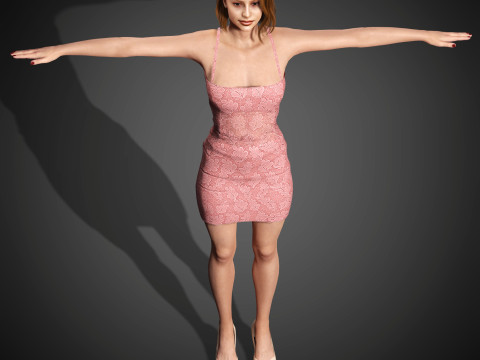 Madelaine Petsch Character Model 3D