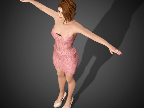 Madelaine Petsch Character Model 3D