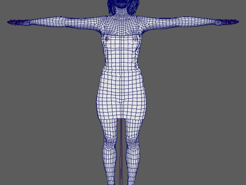Madelaine Petsch Character Model 3D