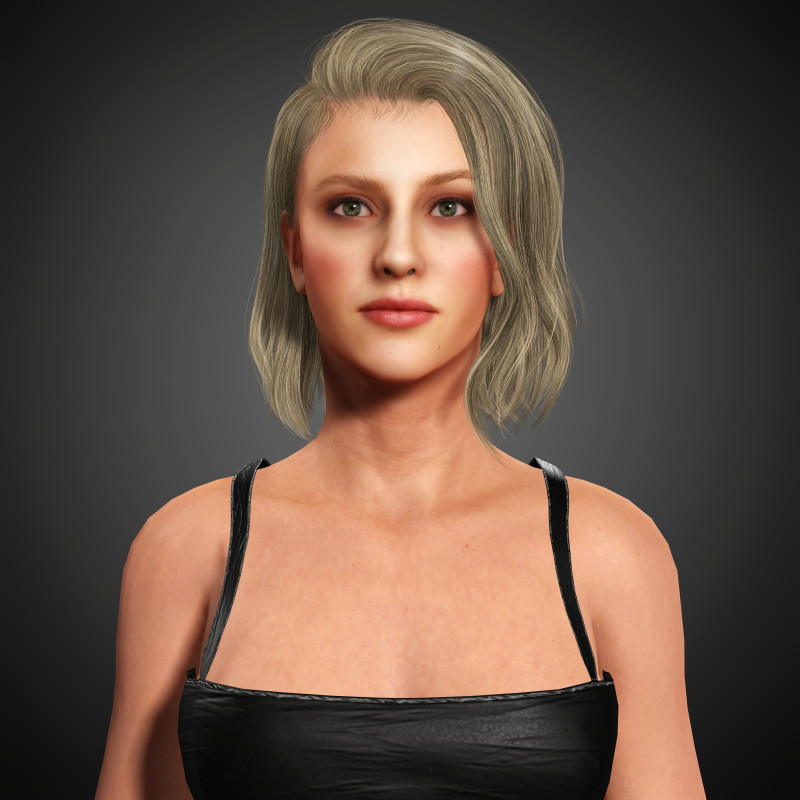 Lili Reinhart Character Modèle 3D .c4d .max .obj .3ds .fbx .stl .blend