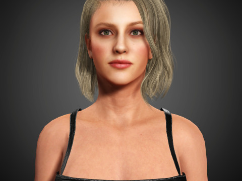 Lili Reinhart Character 3D Model