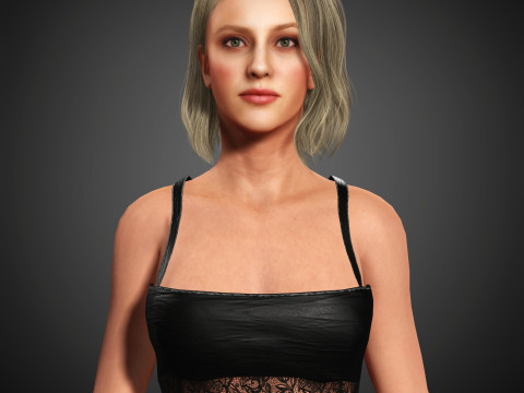 Lili Reinhart Character Modèle 3D