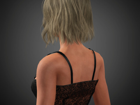 Lili Reinhart Character Modèle 3D