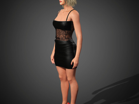 Lili Reinhart Character Modèle 3D