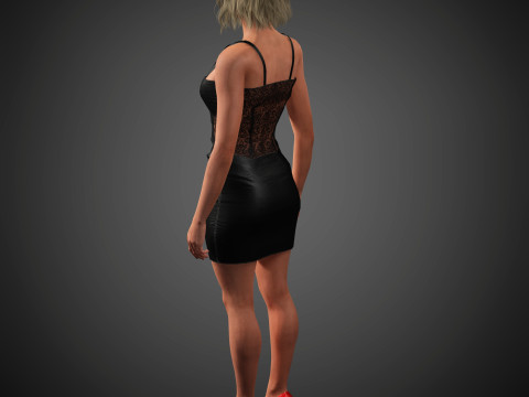 Lili Reinhart Character Modèle 3D