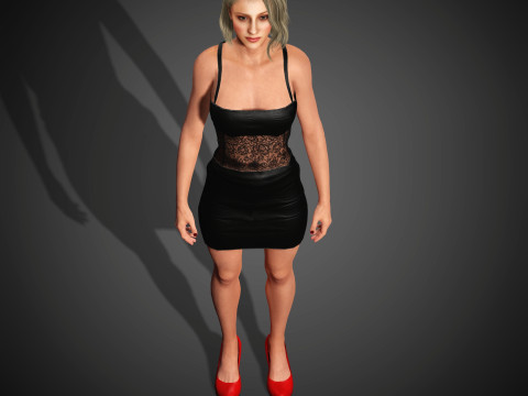 Lili Reinhart Character Modèle 3D