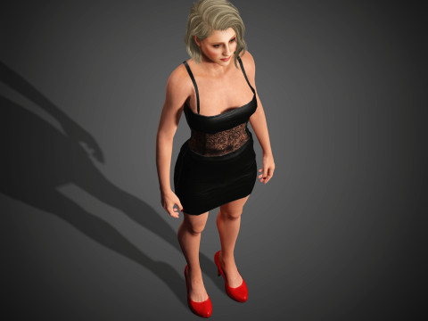 Lili Reinhart Character Modèle 3D