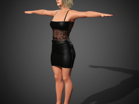 Lili Reinhart Character Modèle 3D