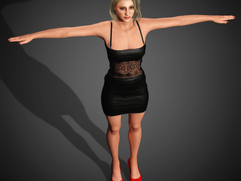 Lili Reinhart Character Modèle 3D