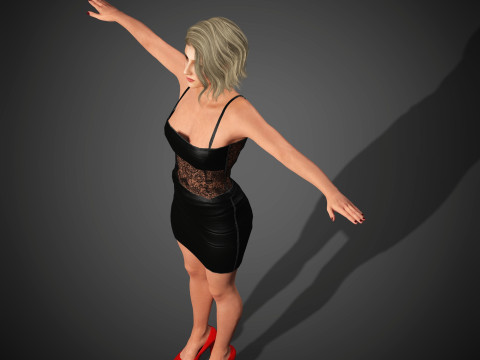 Lili Reinhart Character Modèle 3D