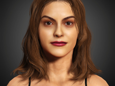 Camila Mendes Character 3D मॉडल