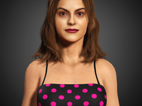 Camila Mendes Character Model 3D