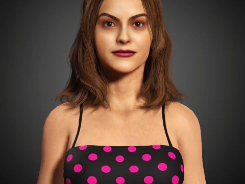 Camila Mendes Character 3D Model