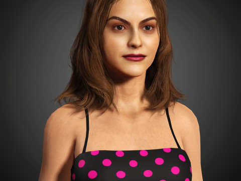 Camila Mendes Character Model 3D