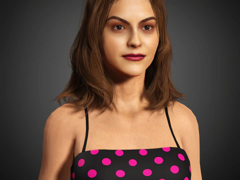 Camila Mendes Character 3D Model