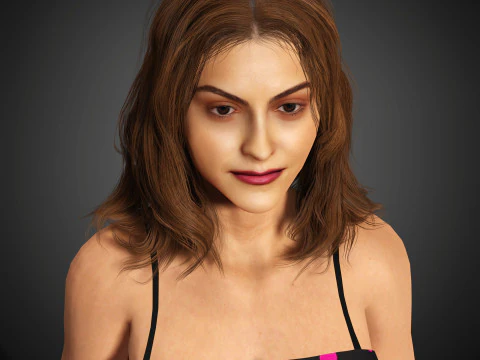 Camila Mendes Character 3D Model