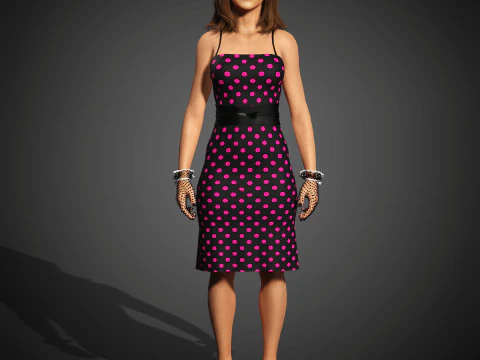 Camila Mendes Character 3D Model