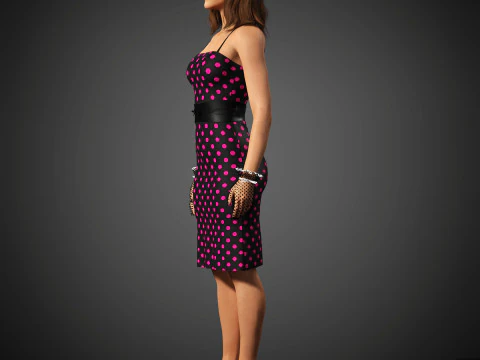 Camila Mendes Character 3D Model