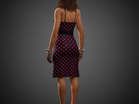 Camila Mendes Character 3D Model