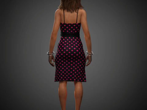 Camila Mendes Character 3D Model