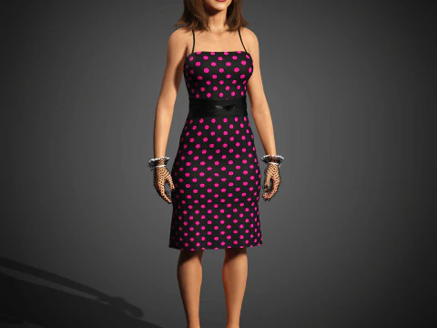 Camila Mendes Character 3D Model