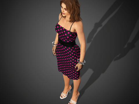 Camila Mendes Character Model 3D