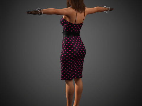 Camila Mendes Character Model 3D