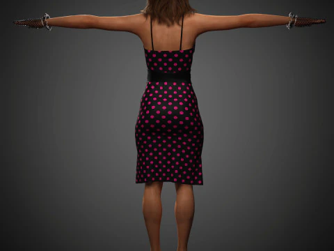 Camila Mendes Character 3D Model