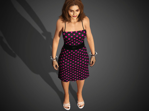 Camila Mendes Character Model 3D