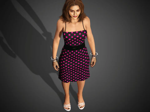 Camila Mendes Character 3D Model