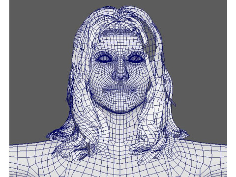 Camila Mendes Character Model 3D