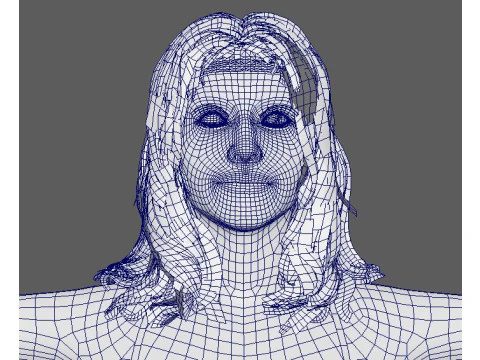 Camila Mendes Character 3D Model